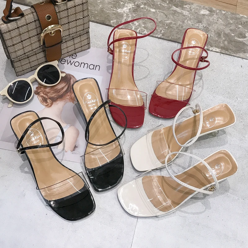 TANGNEST/женские летние босоножки женская обувь на низком каблуке Новинка 2019 красные