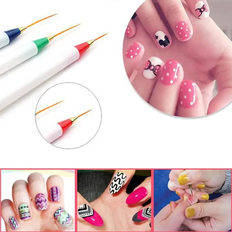 Yinikiz 3Pcs/Set White Handle Nail Art Liner Pens Professional Nails Painting Drawing Pen Brush Manicure Dotting Pen Set
Yinikiz 3Pcs/Set White Handle Nail Art Liner Pens Professional Nails Painting Drawing Pen Brush Manicure Dotting Pen Set