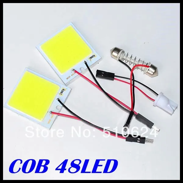 Wholesale White light car led panel light 5W COB LED 48led smd Car Interior Light T10 Festoon Dome Adapter 12V
Wholesale White light car led panel light 5W COB LED 48led smd Car Interior Light T10 Festoon Dome Adapter 12V