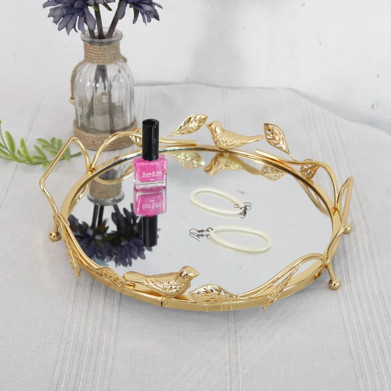 Metal mirror tray goldern wine cosmetics tray storage tray wedding tray decor D-F0022
Metal mirror tray goldern wine cosmetics tray storage tray wedding tray decor D-F0022