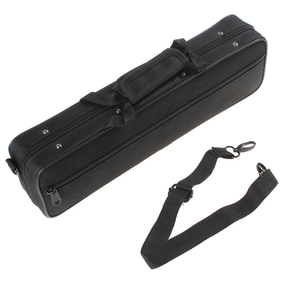 Black Portable & Lightweight Flute Solid Cloth Box with Shoulder Strap For All Flute players
Black Portable & Lightweight Flute Solid Cloth Box with Shoulder Strap For All Flute players