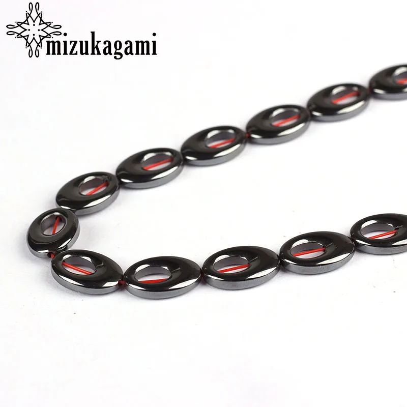 9*13mm 15pcs/lot Natural Stone Black Hematite Beads Oval Hollow Out Circle Beads For Jewelry Making Bracelet DIY Findings
9*13mm 15pcs/lot Natural Stone Black Hematite Beads Oval Hollow Out Circle Beads For Jewelry Making Bracelet DIY Findings