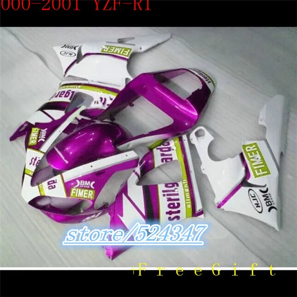 YZF-R1 Purple YZF-1000 00-01 YZF R1 YZF 1000 YZFR1 YZF1000 00 01 2000 2001 Purple white Fairing Kit
YZF-R1 Purple YZF-1000 00-01 YZF R1 YZF 1000 YZFR1 YZF1000 00 01 2000 2001 Purple white Fairing Kit