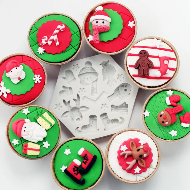 Santa Claus Silicone Mold Fondant Mould Cake Decorating Tools Chocolate Gumpaste Mold Sugarcraft Kitchen Accessories
Santa Claus Silicone Mold Fondant Mould Cake Decorating Tools Chocolate Gumpaste Mold Sugarcraft Kitchen Accessories