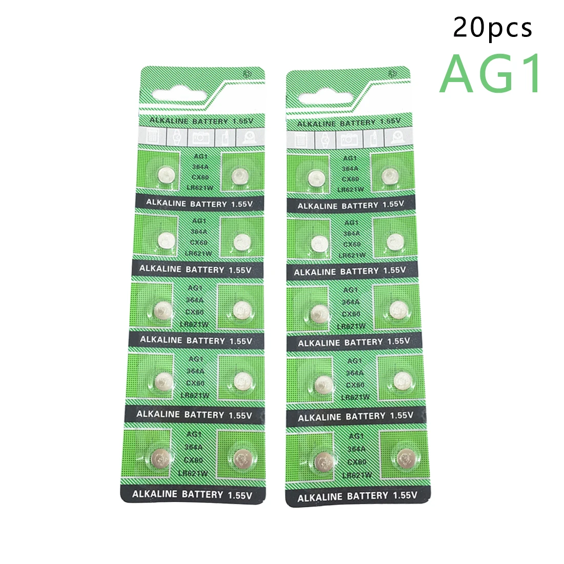 Аккумуляторная батарея Centechia Ag1 20 шт. 364 Sr621 Sr60 Sr60L щелочная монетная батарейка