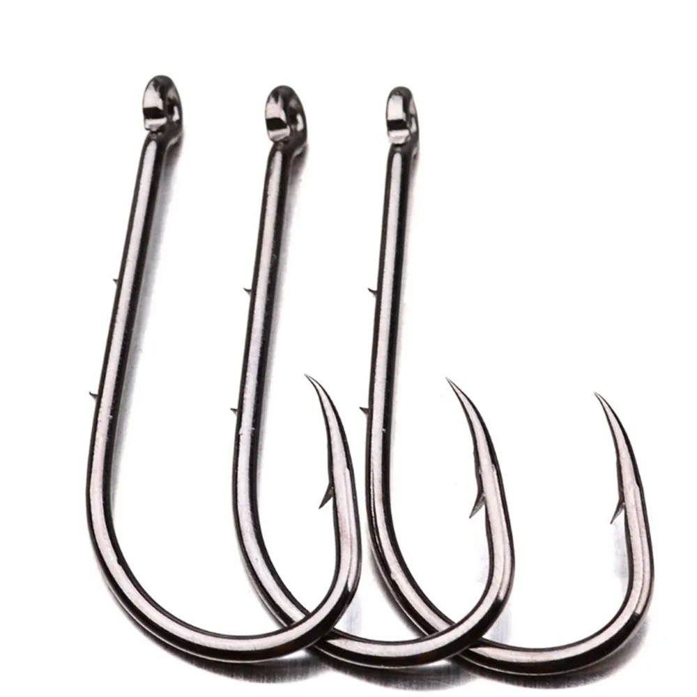 100pc High-Carbon Steel Fishhook 1# 2# 3# 4# 5# 6# Single Hooks High Quality Bait Holder Fishing Hooks Jig Big Hook Pesca
100pc High-Carbon Steel Fishhook 1# 2# 3# 4# 5# 6# Single Hooks High Quality Bait Holder Fishing Hooks Jig Big Hook Pesca