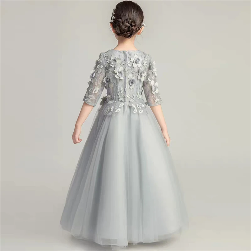 2018 Autumn Spring New Children Teens Elegant Birthday Evening Party Princess Lace Dress Kids Girls Host Piano Costume Dress
2018 Autumn Spring New Children Teens Elegant Birthday Evening Party Princess Lace Dress Kids Girls Host Piano Costume Dress