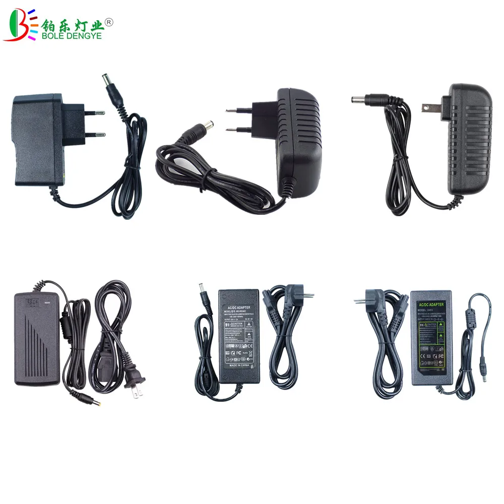 AC 100/240V To DC 5V 12V 24V LED Power Supply 1A 2A 3A 5A 6A 8A 10A Lighting Transformer For LED Strip CCTV Camera Security
AC 100/240V To DC 5V 12V 24V LED Power Supply 1A 2A 3A 5A 6A 8A 10A Lighting Transformer For LED Strip CCTV Camera Security