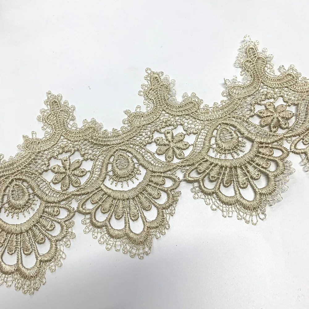 Lychee Life 2 Yard Flower Embroidery Lace Ribbon Water Soluble Lace Trims DIY Handmade Sewing Dress Clothes Supplies Decoration
Lychee Life 2 Yard Flower Embroidery Lace Ribbon Water Soluble Lace Trims DIY Handmade Sewing Dress Clothes Supplies Decoration