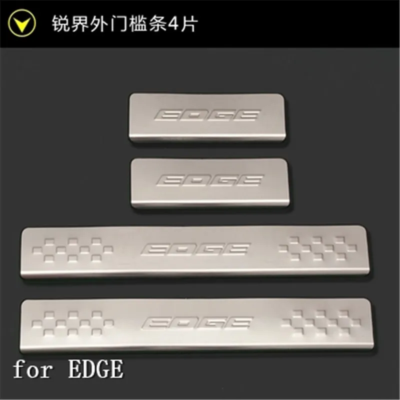 high quality Stainless Steel Scuff Plate/Door Sill Door Sill scuff plate door sill for Ford EDGE 2015- 2018 Car styling
high quality Stainless Steel Scuff Plate/Door Sill Door Sill scuff plate door sill for Ford EDGE 2015- 2018 Car styling