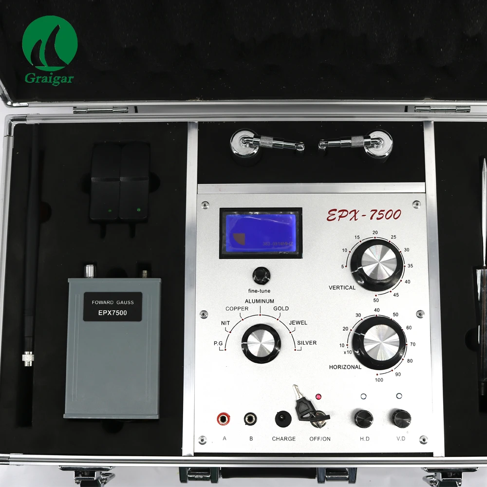 Underground Metal Detecto EPX7500 Long Rang for Gold, Silver, Copper, P.G, Tin, Aluminum and Jewel,Detecting Depth: 5-50m
Underground Metal Detecto EPX7500 Long Rang for Gold, Silver, Copper, P.G, Tin, Aluminum and Jewel,Detecting Depth: 5-50m