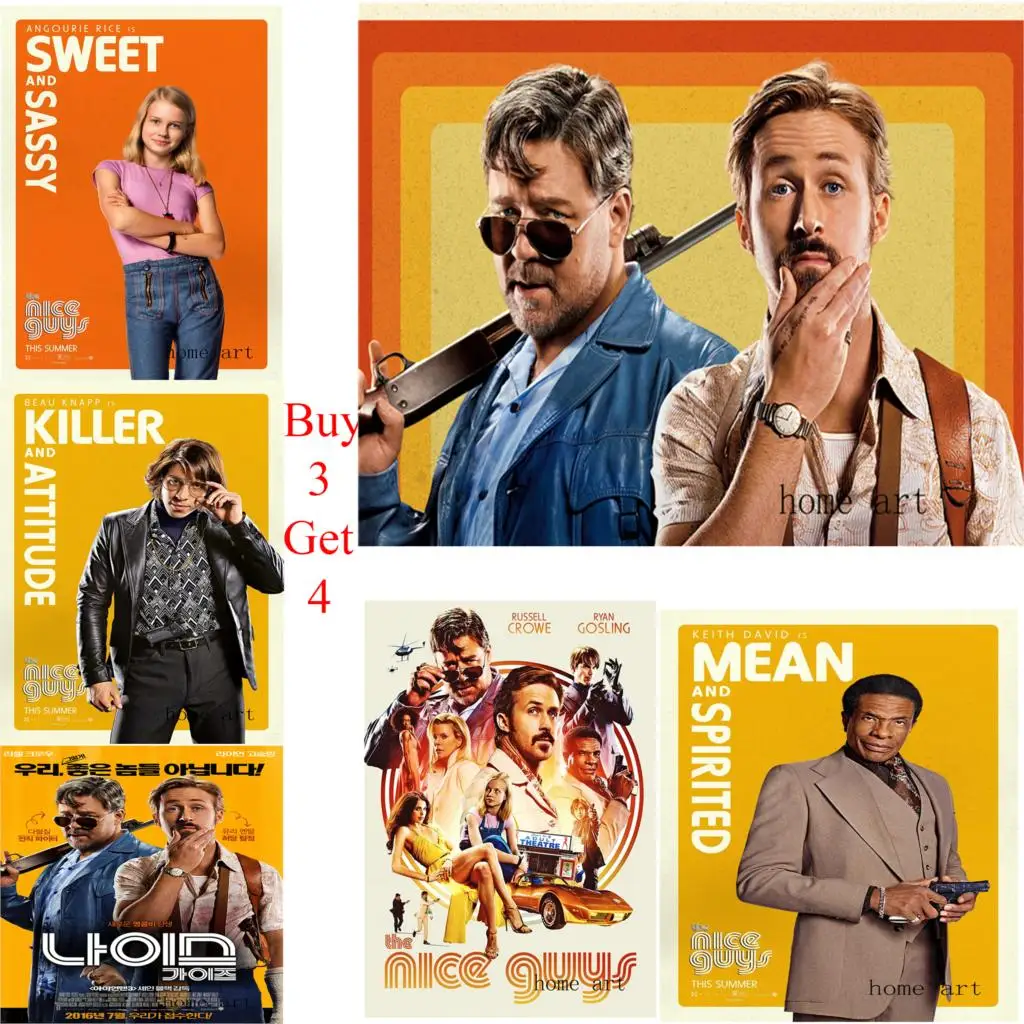 Плакат The nice Boys настенные наклейки с четким изображением украшение для дома