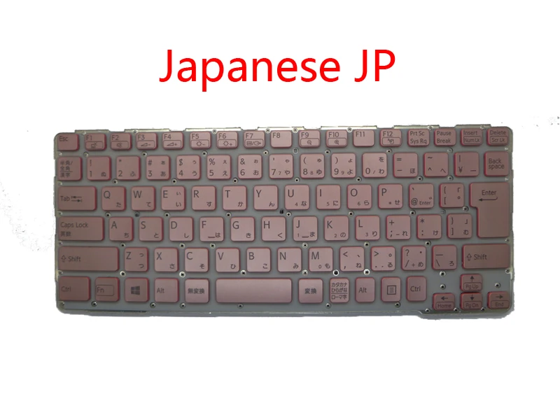 Laptop US JP CA Keyboard For SONY For VAIO SVE14A English Japanese Canada 149119911US 149119811JP 149122011CA Pink New
Laptop US JP CA Keyboard For SONY For VAIO SVE14A English Japanese Canada 149119911US 149119811JP 149122011CA Pink New