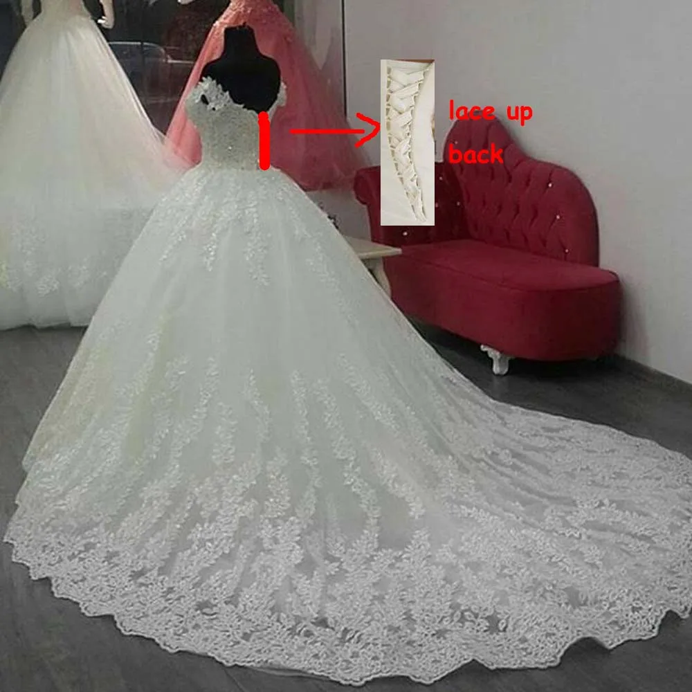 Real Photos Ball Gown Lace Wedding Bridal Gowns Off the Shoulder Sweetheart Court Train Princess Bridal Gown Custom Made
Real Photos Ball Gown Lace Wedding Bridal Gowns Off the Shoulder Sweetheart Court Train Princess Bridal Gown Custom Made