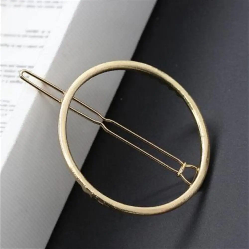 Girl's Geometry Triangle Hairpin Hair Clip Hair Accessories Metal Triangle Circle Moon Hairclip Metal Hairpins
Girl's Geometry Triangle Hairpin Hair Clip Hair Accessories Metal Triangle Circle Moon Hairclip Metal Hairpins