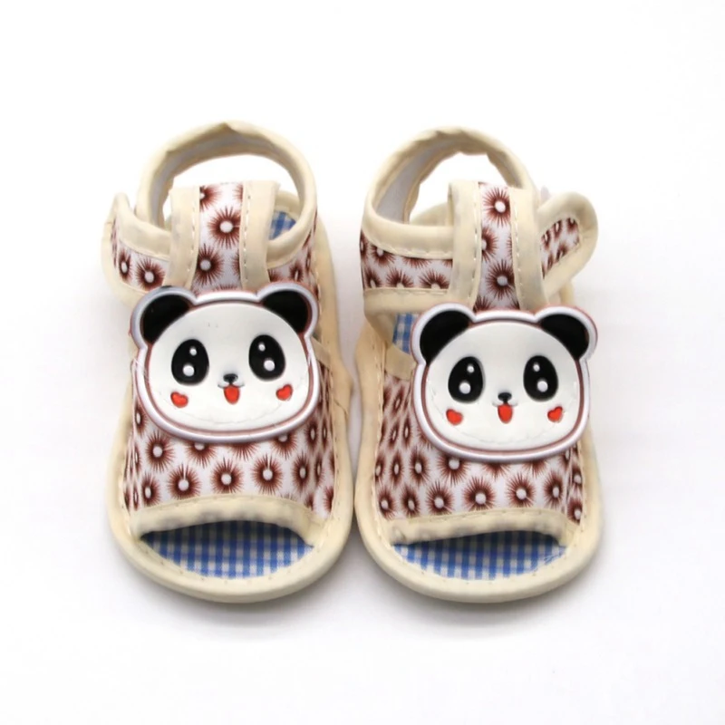 Summer Newborn Baby Boy Girl Shoes Summer Cartoon Panda Baby SHoes Soft Sole Outdoor First Walker Sneakers
