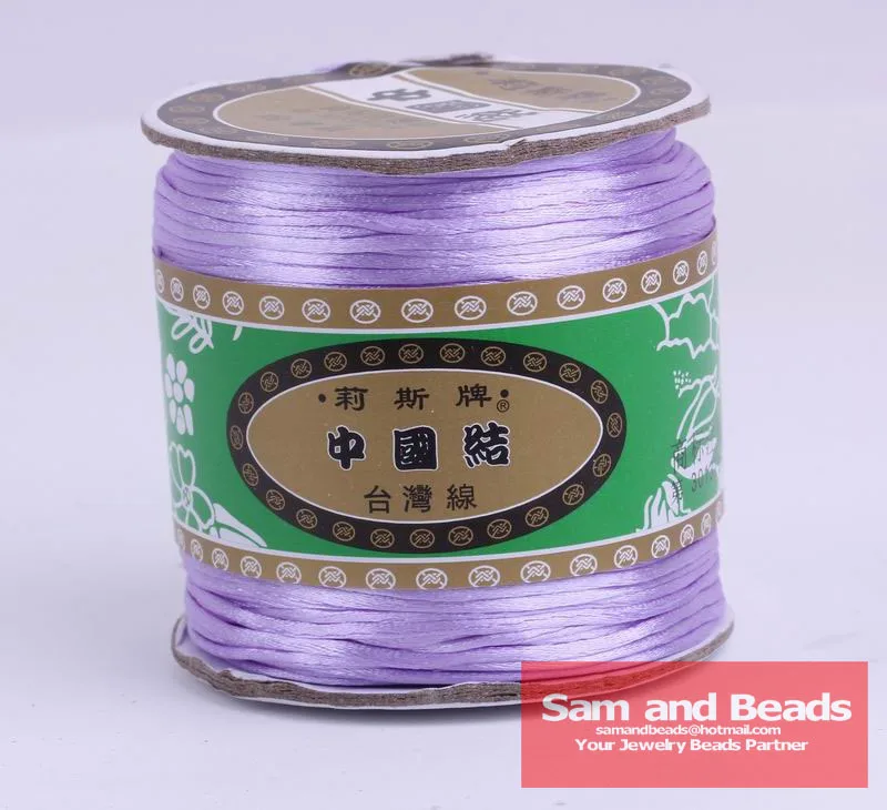 Free Shipping 165yardsx1.5mm Nylon Chinese Knot Macrame Cords Rattail Braided Bracelet cord Lt Amethyst NCK11
Free Shipping 165yardsx1.5mm Nylon Chinese Knot Macrame Cords Rattail Braided Bracelet cord Lt Amethyst NCK11