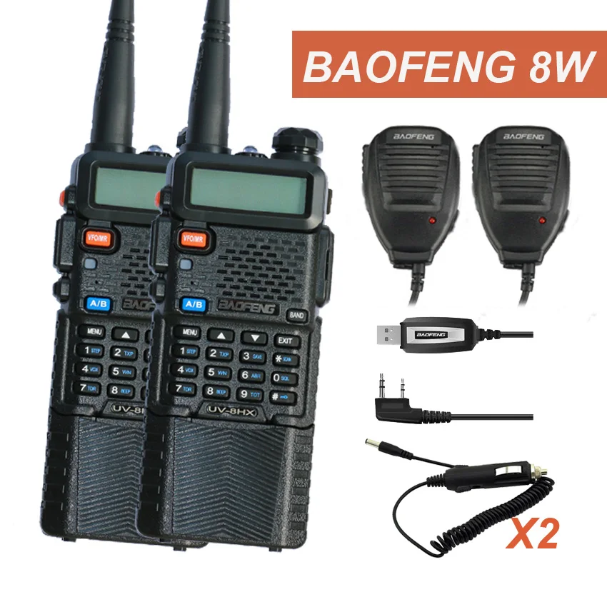 Walkie Talkie 10 KM Set Baofeng 5R Radio UV-8HX professinal Walky Talky Sister PTT Baofeng UV S9 UV-5R 8W radio UV-XR UV-82+SP
Walkie Talkie 10 KM Set Baofeng 5R Radio UV-8HX professinal Walky Talky Sister PTT Baofeng UV S9 UV-5R 8W radio UV-XR UV-82+SP