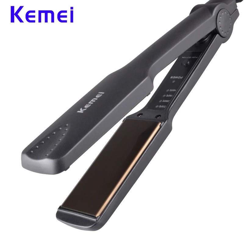 Профессиональный утюжок для выпрямления волос Kemei электрический выпрямитель