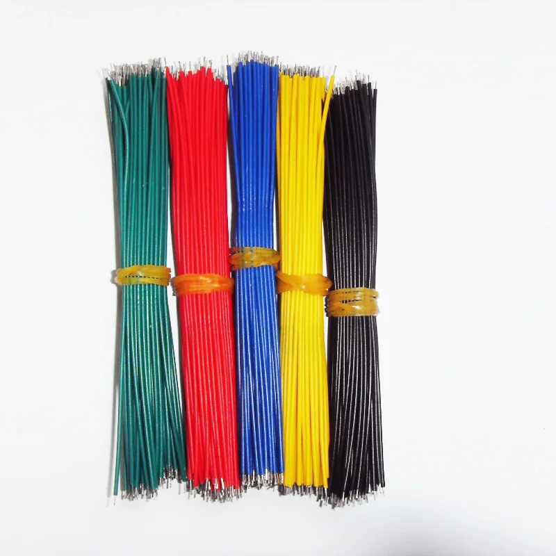 500pcs 10cm Breadboard Jumper Cable Wires Tinned DIY Red/Black/Yellow/Green/Blue each Color 100pcs
500pcs 10cm Breadboard Jumper Cable Wires Tinned DIY Red/Black/Yellow/Green/Blue each Color 100pcs