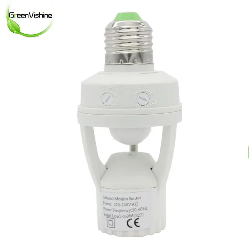 DIY Infrared Induction PIR Motion Sensor LED lamp Base Holder + E27 3W 220V LED Bulb For Stair Hallway Night Light
DIY Infrared Induction PIR Motion Sensor LED lamp Base Holder + E27 3W 220V LED Bulb For Stair Hallway Night Light
