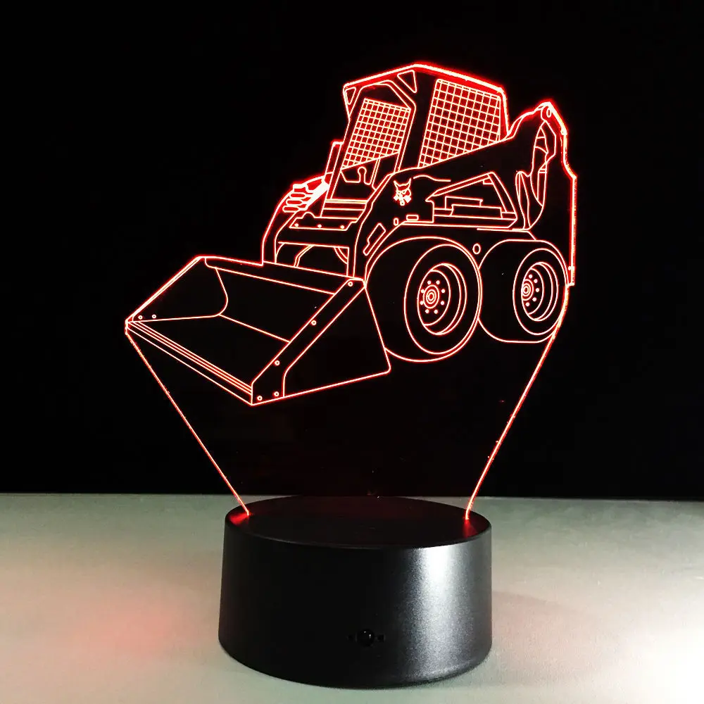 Acrylic Panel Bulldozer Excavating 3D Lava Lamp 7 Colors Changing LED Night Light Mood Decor Birthday Gift Bedroom Table Lamp
Acrylic Panel Bulldozer Excavating 3D Lava Lamp 7 Colors Changing LED Night Light Mood Decor Birthday Gift Bedroom Table Lamp