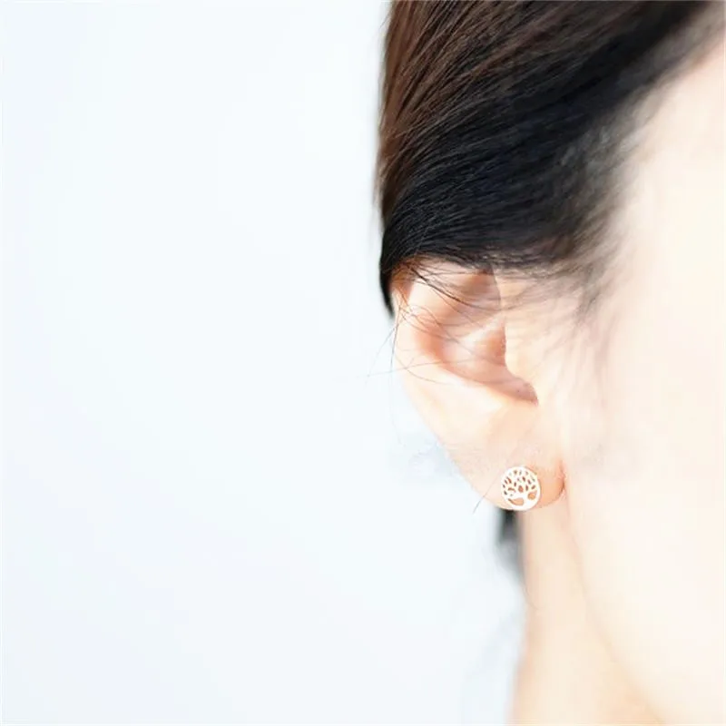 Tree shape wishing tree Stud Earrings zinc alloy silver color stud earrings earring for women
Tree shape wishing tree Stud Earrings zinc alloy silver color stud earrings earring for women