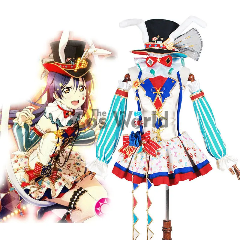 Love Live School Idol Project Sonoda Umi Circus Fancy Dress Uniform Outfit Anime Cosplay Costumes
Love Live School Idol Project Sonoda Umi Circus Fancy Dress Uniform Outfit Anime Cosplay Costumes