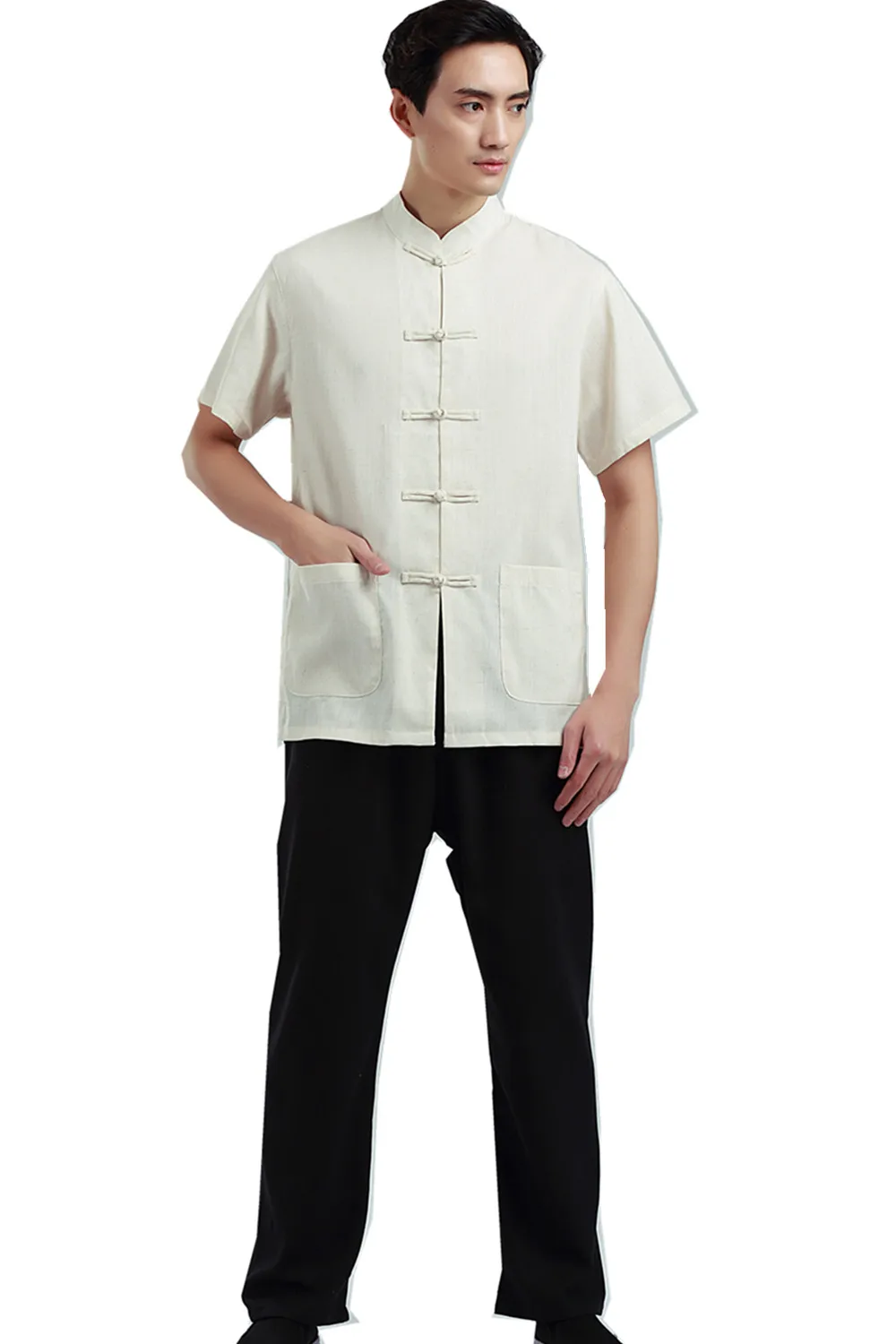 Shanghai Story Men's Chinese Vintage Linen Clothing Set Short Sleeve Shirt + Pants Clothing Set Summer Casual Wear for Man
Shanghai Story Men's Chinese Vintage Linen Clothing Set Short Sleeve Shirt + Pants Clothing Set Summer Casual Wear for Man