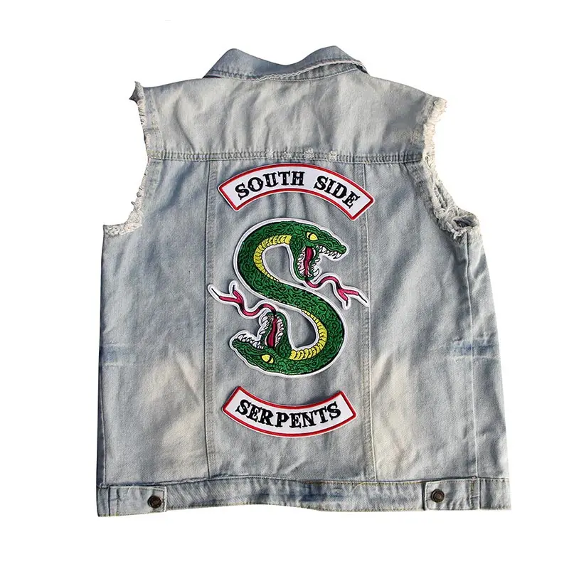 COSBILL South Side Serpent Patch Iron On Patches For Clothes Jacket Hoodies Applique Riverdale TV-Show Snake Embroidered Y-196
COSBILL South Side Serpent Patch Iron On Patches For Clothes Jacket Hoodies Applique Riverdale TV-Show Snake Embroidered Y-196