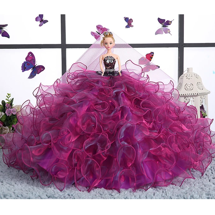 Лидер продаж 45 см свадебное платье Топ в кукольном стиле Класс хранения детских