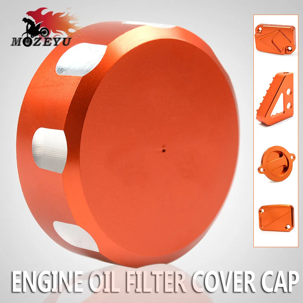 For 390 RC 390 2013-2016 Motorcycle CNC Brake Reservoir Cover and Engine Oil Filter Cover Cap and Rear Brake Pedal Step
For 390 RC 390 2013-2016 Motorcycle CNC Brake Reservoir Cover and Engine Oil Filter Cover Cap and Rear Brake Pedal Step