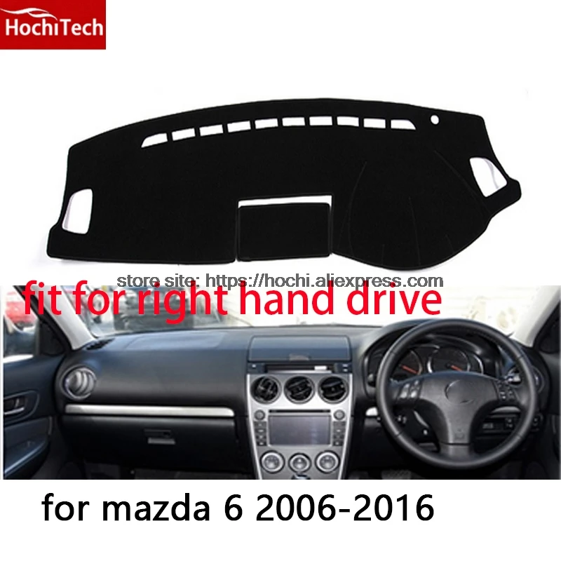 For mazda 6 2006-16 right hand drive dashboard mat Protective pad black Red car-styling Interior Refit sticker Mat products
For mazda 6 2006-16 right hand drive dashboard mat Protective pad black Red car-styling Interior Refit sticker Mat products