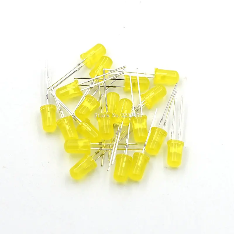 200PCS/LOT 5MM Yellow LED Light-emitting Diode Yellow Color Round Diodes LED Beads
200PCS/LOT 5MM Yellow LED Light-emitting Diode Yellow Color Round Diodes LED Beads