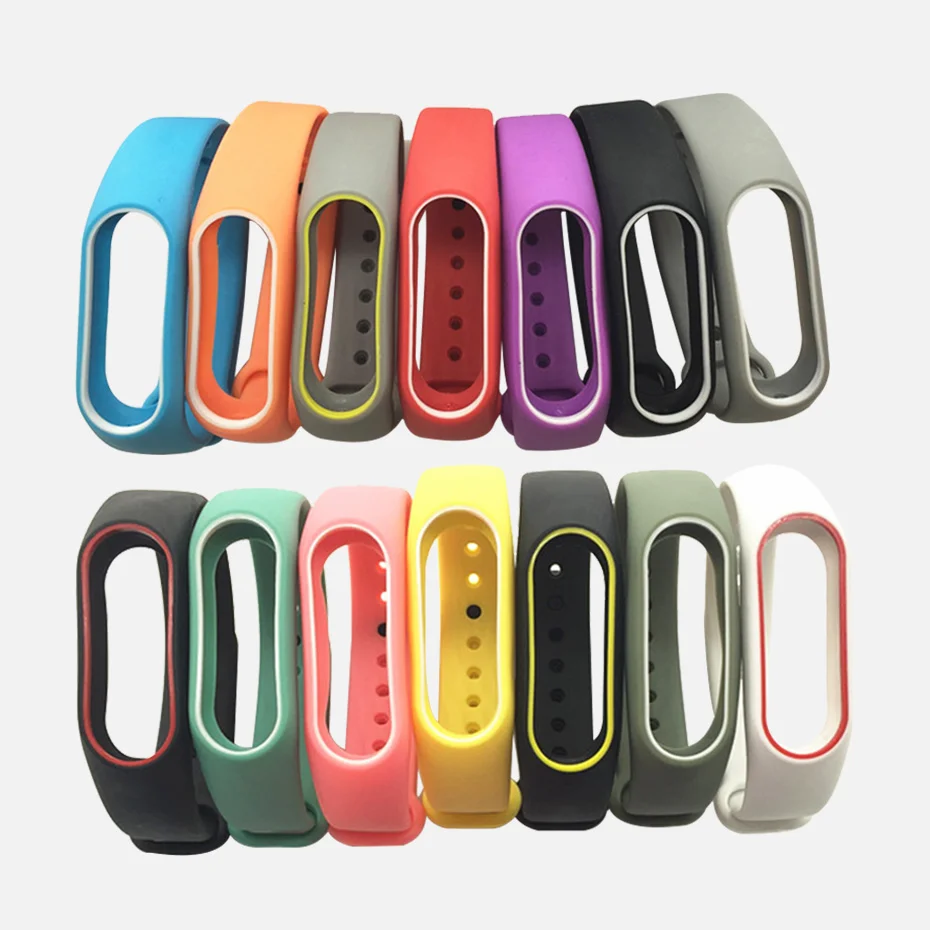 Умный ремешок для Xiaomi mi браслет 2 цветной Band силиконовый 2|Смарт-аксессуары| |