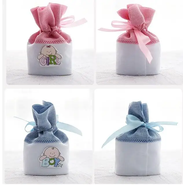 100pcs/lot 6*4*10cm Cute Baby Boy Girl Drawstring Pouch Candy Bags Gift Packaging Bag Baby Shower Party Favor Holder SL372
100pcs/lot 6*4*10cm Cute Baby Boy Girl Drawstring Pouch Candy Bags Gift Packaging Bag Baby Shower Party Favor Holder SL372