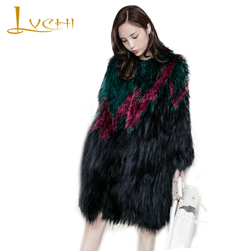 LVCHI Winter 2019 Long Sleeve Real Fox Fur Coats O-Neck Real Natural Fox Fur Coat Women's Long Patchwork Color Causal Fox Coats
LVCHI Winter 2019 Long Sleeve Real Fox Fur Coats O-Neck Real Natural Fox Fur Coat Women's Long Patchwork Color Causal Fox Coats