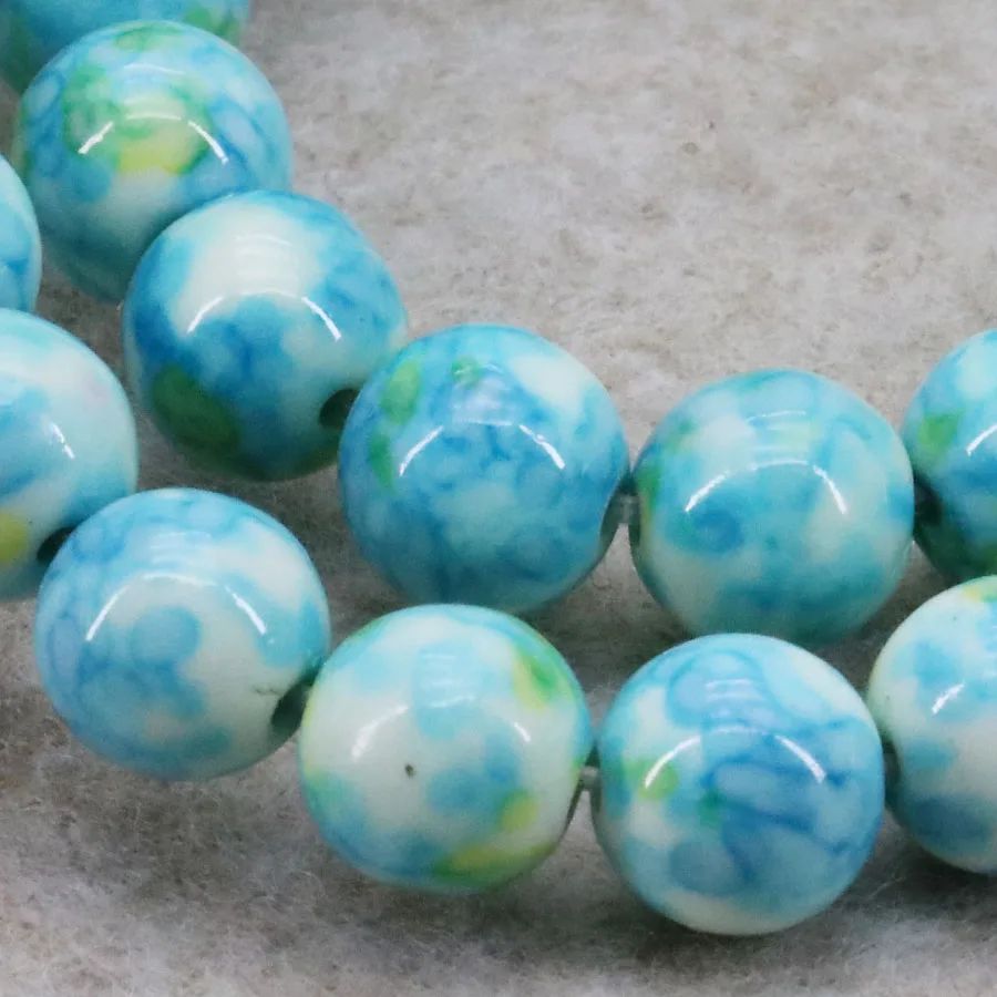 8mm Accessories Multicolor Riverstones Rain Flower Rainbow Natural Stone Round DIY Beads Loose Crafts DIY Jewelry making 15inch
8mm Accessories Multicolor Riverstones Rain Flower Rainbow Natural Stone Round DIY Beads Loose Crafts DIY Jewelry making 15inch
