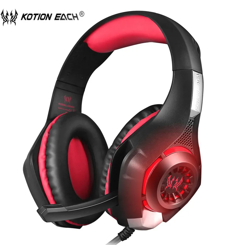 KOTION EACH GS400 PC Headset Gaming Headphones with Microphone LED for PS4 New Xbox one Switch Notebook Phone Game PUBG Earphone
KOTION EACH GS400 PC Headset Gaming Headphones with Microphone LED for PS4 New Xbox one Switch Notebook Phone Game PUBG Earphone