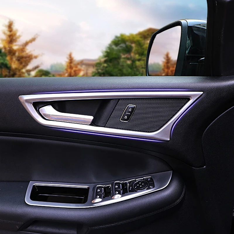 ABS Plastic Chrome For Ford Edge 2015 2016 2017 Car Accessories Inner Door Bowl Protector Frame Cover Trim Car Sticker Styling
ABS Plastic Chrome For Ford Edge 2015 2016 2017 Car Accessories Inner Door Bowl Protector Frame Cover Trim Car Sticker Styling