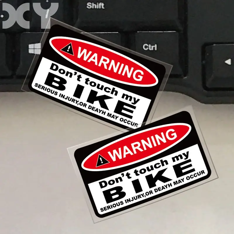 XY Waterproof Reflective Car and Motorcycle Stickers Bumper Warning Sign Car Stickers Vinyl Decals Do Not Touch My Bike
XY Waterproof Reflective Car and Motorcycle Stickers Bumper Warning Sign Car Stickers Vinyl Decals Do Not Touch My Bike