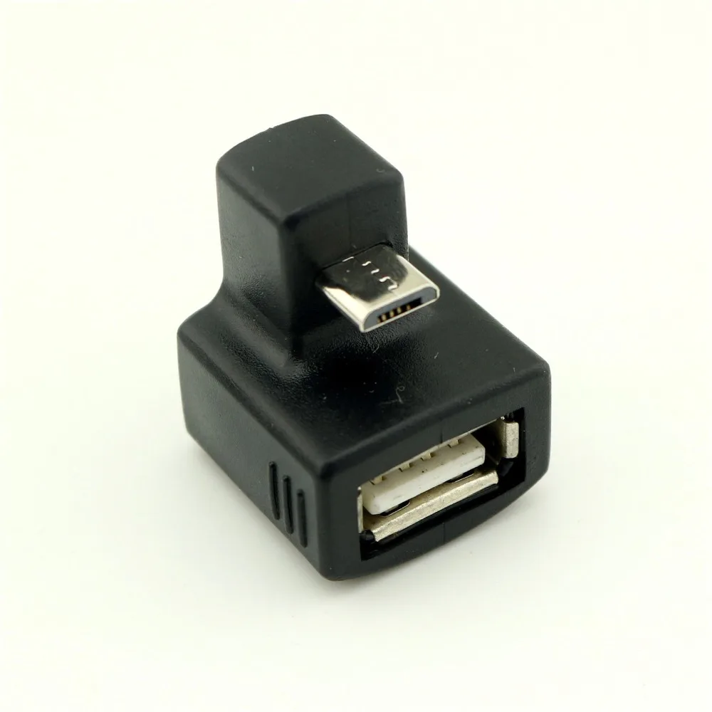 10pcs Black OTG Adapter Micro USB 180 Degree UP Right Angled to USB 2.0 A Female Connector
10pcs Black OTG Adapter Micro USB 180 Degree UP Right Angled to USB 2.0 A Female Connector