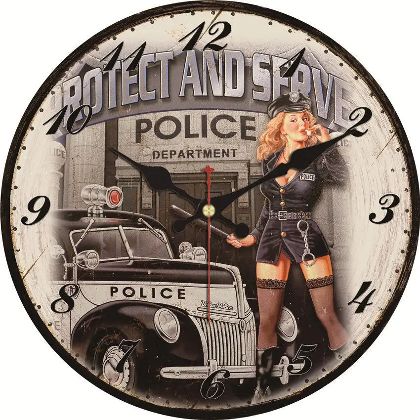 Shabby Chic,Female Police Officer Wall Clocks,Vintage Wall Clock,Wall Watches Home Decor,Big Wall Clock
Shabby Chic,Female Police Officer Wall Clocks,Vintage Wall Clock,Wall Watches Home Decor,Big Wall Clock