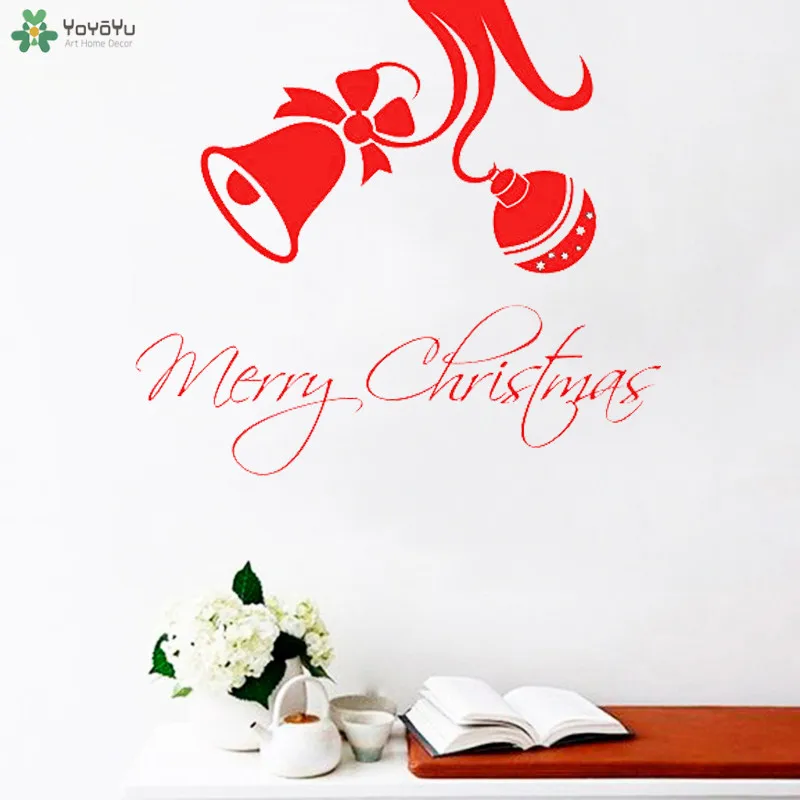 YOYOYU Wall Decal Christmas Bells Design Art Wall Stickers Merry Chrismas Removable Window Shop Logo Pattern Art Home DecorCT603
YOYOYU Wall Decal Christmas Bells Design Art Wall Stickers Merry Chrismas Removable Window Shop Logo Pattern Art Home DecorCT603