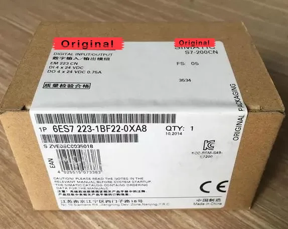 OEM 6ES7223-1BF22-0XA0 S7-200 EM223 DIGITAL I/O 4DI/4DO, 24VDC 6ES72231BF220XA0 6ES7 223-1BF22-0XA0 frete grátis
OEM 6ES7223-1BF22-0XA0 S7-200 EM223 DIGITAL I/O 4DI/4DO, 24VDC 6ES72231BF220XA0 6ES7 223-1BF22-0XA0 frete grátis
