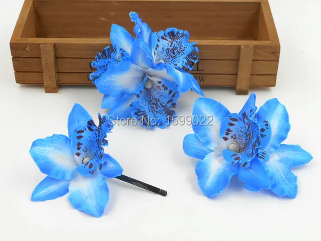 3pcs/lot Beach Hawaii Bridal Blue Flowers Accessories Orchid Hair Pins Clips Women Girls Brooch Party Headdress Prom Headpieces
3pcs/lot Beach Hawaii Bridal Blue Flowers Accessories Orchid Hair Pins Clips Women Girls Brooch Party Headdress Prom Headpieces