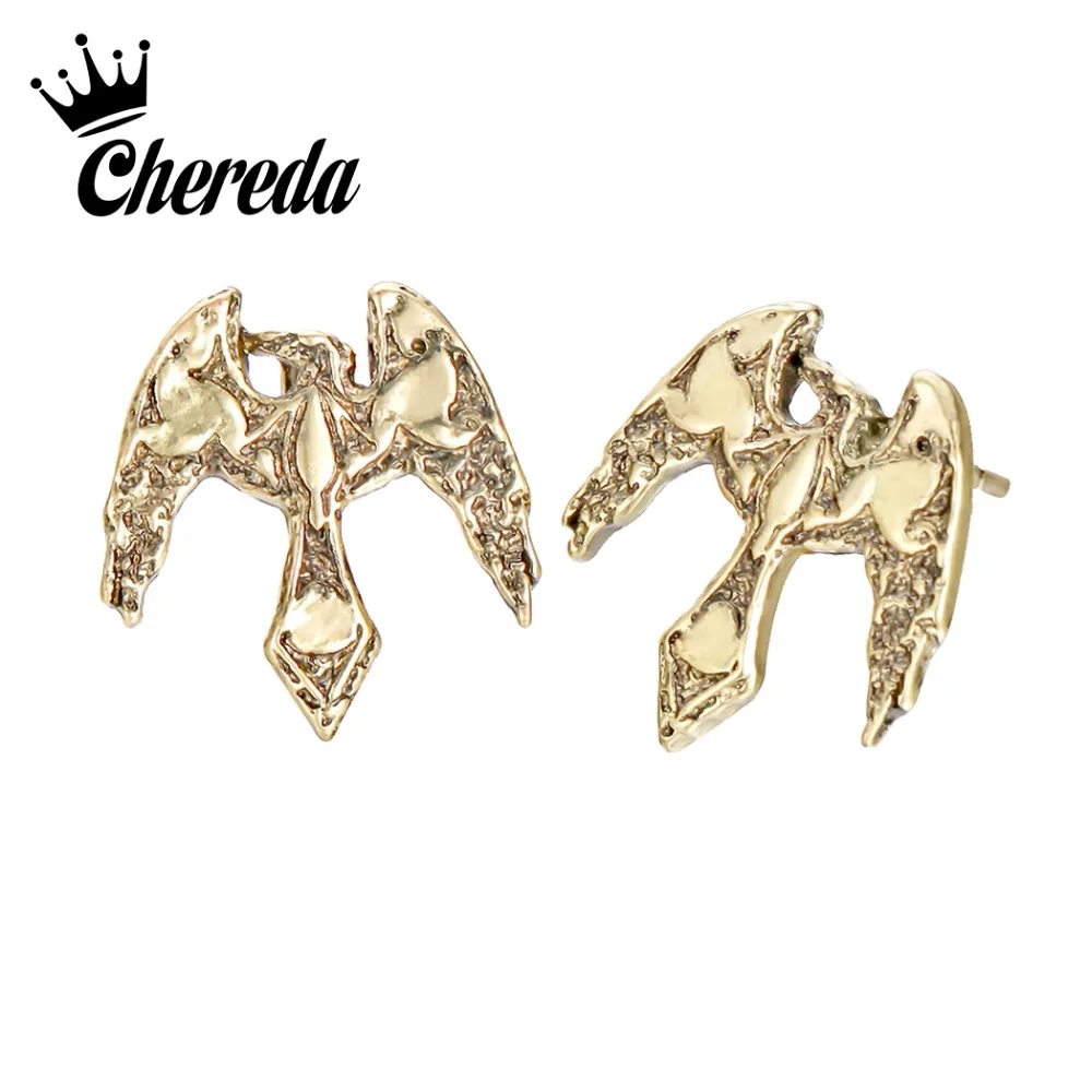 Chereda Peace Bird Antique Silver Stud Earring Men Punk Style Bronze Earrings Male Slavic Norse Viking Earring Studs
Chereda Peace Bird Antique Silver Stud Earring Men Punk Style Bronze Earrings Male Slavic Norse Viking Earring Studs