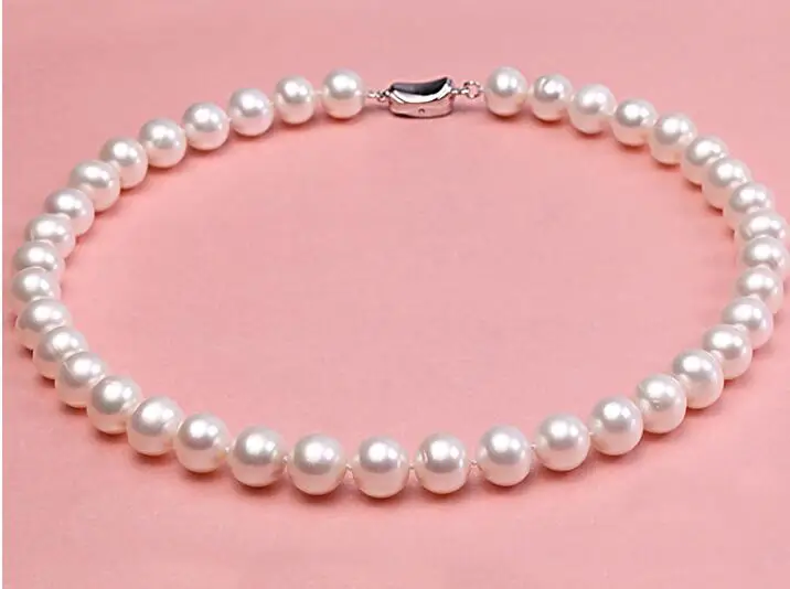 Women Jewelry natural pearl 11mm white pearl 925 silver clasp necklace Natural freshwater pearl gift 17'' 43cm
Women Jewelry natural pearl 11mm white pearl 925 silver clasp necklace Natural freshwater pearl gift 17'' 43cm