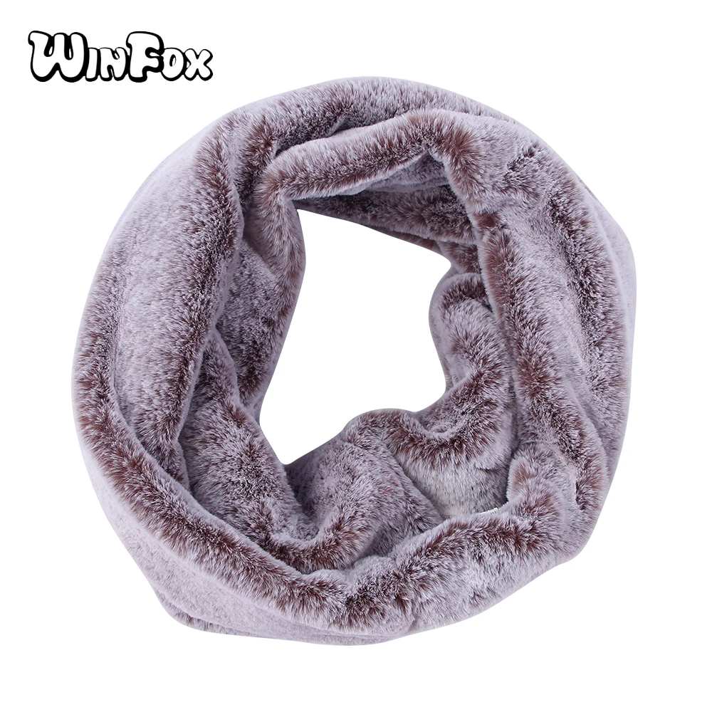 Winfox 2018 Fashion Grey Purple Faux Fur Neck Snood Scarfs For Ladies Female Winter Thick Warm Lic Circle Loop Cowl Scarves
Winfox 2018 Fashion Grey Purple Faux Fur Neck Snood Scarfs For Ladies Female Winter Thick Warm Lic Circle Loop Cowl Scarves