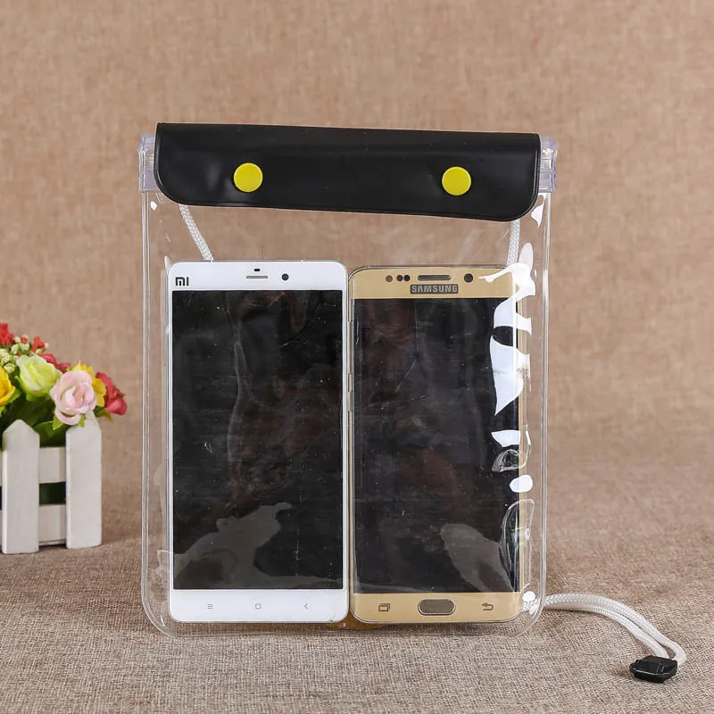 10pcs Waterproof Cell Phone Bag Pouch Large Size Support 2 Cell Phones For Diving Drifting Protection Cell Phone Pouch Bag
10pcs Waterproof Cell Phone Bag Pouch Large Size Support 2 Cell Phones For Diving Drifting Protection Cell Phone Pouch Bag